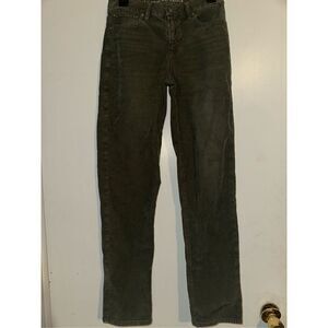 American Eagle Women’s 90s Straight Corduroy Pants Green Size 0